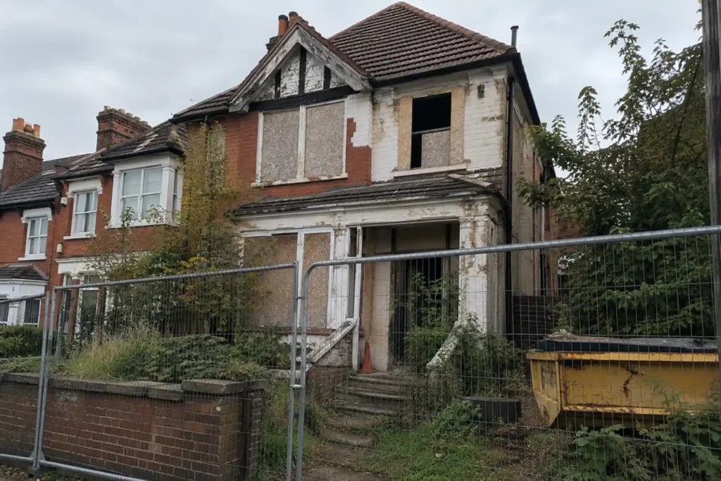 Bridging loans for uninhabitable properties — derelict UK house awaiting renovation finance