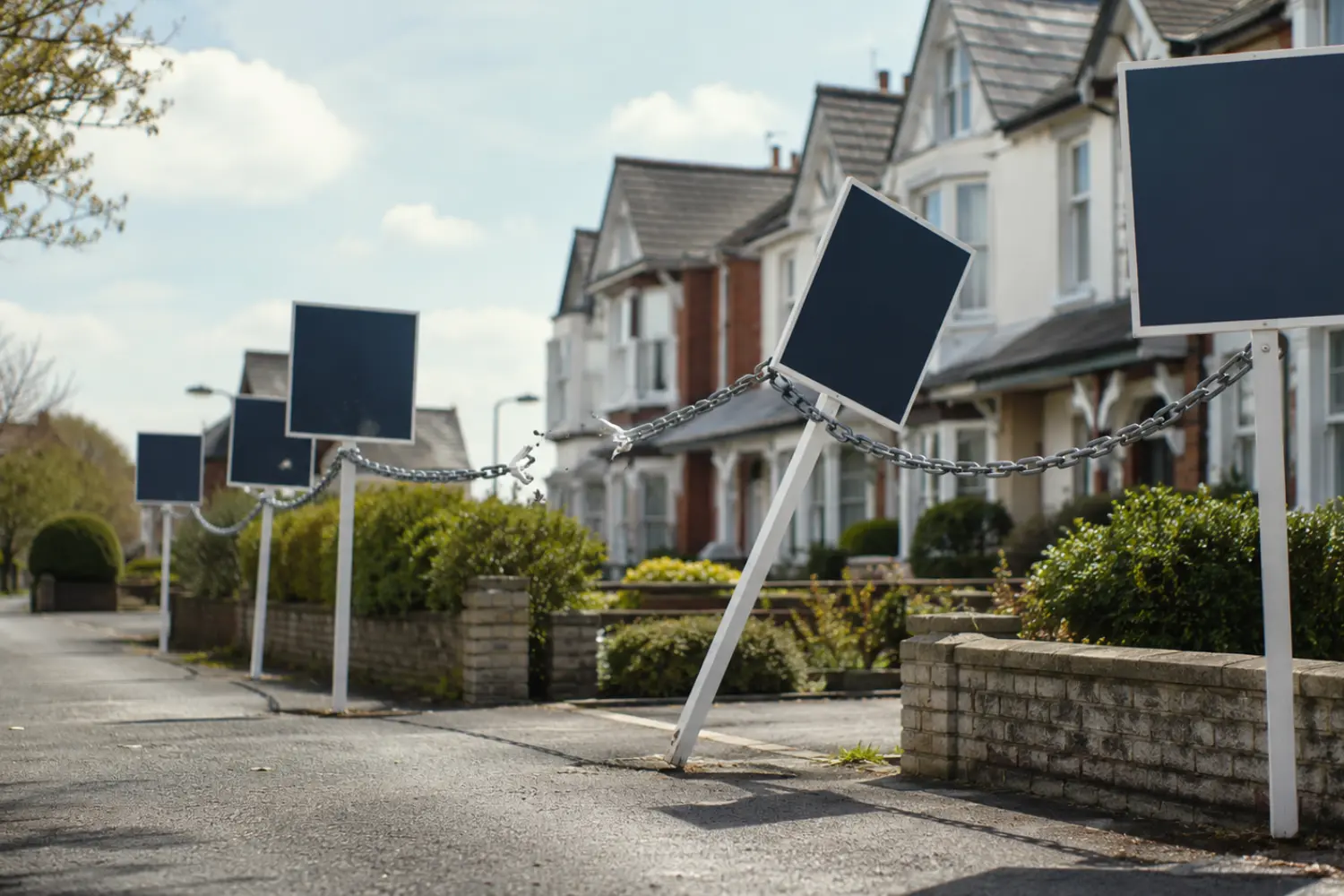 property chain of linked house sales at risk of collapsing